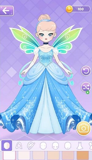 make the Disney Princess Cinderella 💎 #games #youtubeshorts