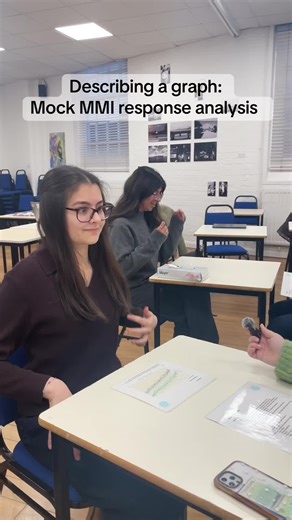 Let’s analyse an applicants response to this MMI station! Follow us for more medicine / dentistry interview help 🔥 #map2med #fyp #ucas #medschoolinterviews #medinterviews