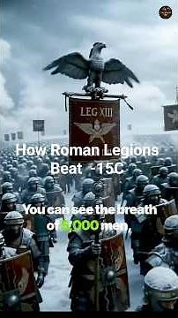 How Roman Soldiers Survived -15°C With No Modern Gear #shorts