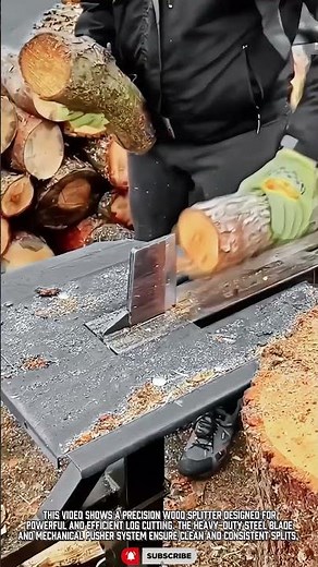 Special Wood Splitting Tool: Efficient & Consistent Splits for Firewood Processing #ToolHolder