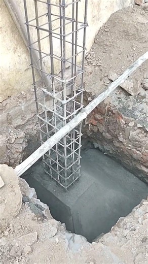 SLOPE FOTTING EXPLAINED IN ONE MINUTE... #shorts #viralshorts #construction #civilengineering