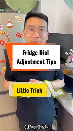 1.4M views · 5.6K reactions | “Save money and keep your fridge ice-free all year! ❄️⚡ Most people set the dial wrong—learn this simple trick to adjust it by season and never waste electricity again! ✨ #FridgeHacks #HomeTips #EnergySaving #SmartLiving #LifeHacks #CoolingTips #SaveElectricity #HomeCare” | Clean With Wan | Facebook