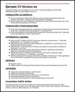 Conocimientos Informaticos Cv Ejemplos
