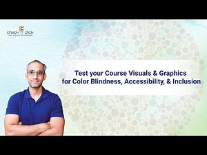 Test your Course Graphics for Color Blindness Accessibility & Inclusion | Color-Blindness Simulator
