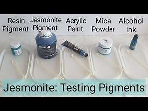 Jesmonite: Testing Pigments what can we use?