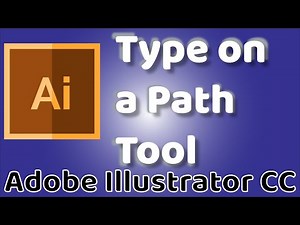 Type on a Path Tool - Adobe Illustrator CC 2019