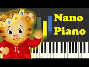 Play the Good Morning Song from Daniel Tiger's Neighborhood with this easy piano tutorial! 🎹🌞