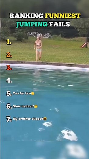Ranking Funniest Jumping Fails.🫪🤣