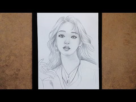 Drawing China Girl || How to draw China Beautiful girl step by step