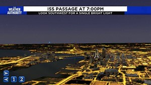 8.7K views · 59 reactions | LOOK UP!, er.. Look towards the moon at exactly 7 pm (get out early) and look for a bright light, this will be the International Space Station (ISS) it will fly over and then disappear just as it goes overhead. Then chilly/windy | WJXT4 The Local Station / News4JAX | Facebook