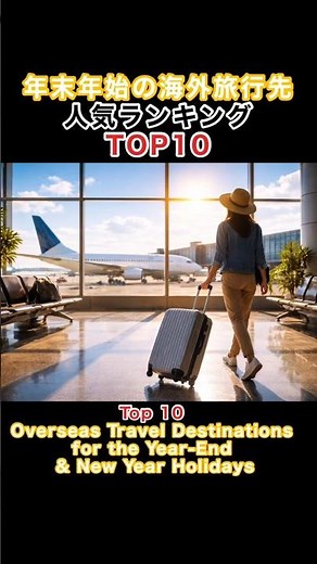「年末年始の海外旅行先」人気ランキングTOP10#年末年始 #海外旅行 #冬休み #ランキング #top10