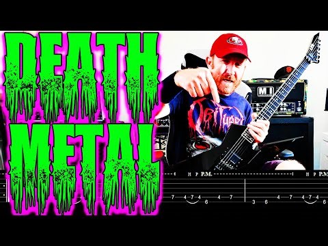 DIMINISHED DEATH METAL GUITAR RIFFS WITH TABS