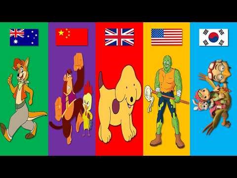 Cartoons From Different Countries | Pt.128