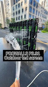 An outdoor LED screen that even survives splashing water👉PROWALLS P3.91. It’s super rainproof, durable AND has top-tier high-def display. A total safe bet for outdoor promotions/events! #creativeledscreen #creativeleddisplay #customizedleddisplay #leddisplay #ledscreen #leddisplayscreen #leddisplayfactory #leddisplaymanufacturer #ledscreen #leddisplay #leddisplayscreen #shorts #fyp #creativeledscreen #leds #LEDInstallation #BehindTheScenes #LEDScreen #TechSetup #EventReady #LEDPanel #DisplayTec