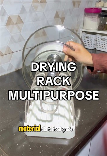Rak Pengering Serbaguna untuk Dapur Teratur
