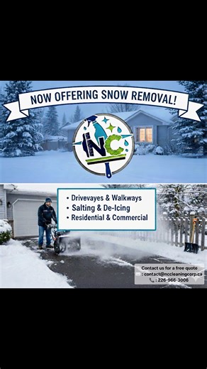 ❄️ ANNOUNCING: NC Is Now Offering Snow Removal Services! ❄️ ​Winter is just around the corner, and the trusted team at NC is excited to expand our services to keep your property safe and clear all season long! ​We're proud to launch our new, reliable snow removal service for both residential and commercial properties. Let us handle the heavy lifting so you can stay warm and safe indoors. ​Our New Winter Services Include: ​Driveway & Parking Lot Clearing: Ensure your vehicles can get in and out s