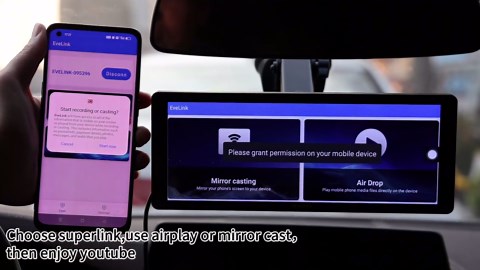 ESSGOO 10.26" Full HD Wireless Car Stereo: Apple CarPlay & Android Auto, Magic Link Screen Mirroring, GPS Navigation, Dual Bluetooth 5.0, AUX/FM Audio – Universal 7-32V for Cars, Trucks, RVs