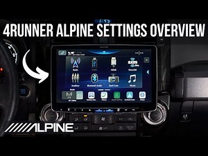 Toyota 4Runner Alpine Audio Settings Overview | 2014 - 2023 Toyota 4Runner