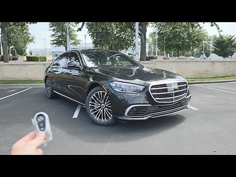 2021 Mercedes Benz S 580: Start Up, Test Drive, Walkaround, POV and Review