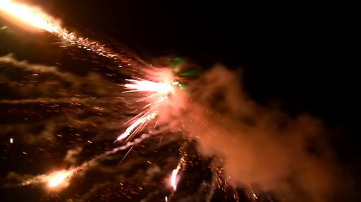 RC Heli - Pyro - Poi, the real pyro-flip