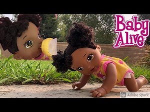 Baby Alive Baby Go Bye Bye Doll Unboxing, Feeding, & Review