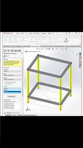 Mesa Perfil de Aluminio #solidworks #cswa #cad #cswe #design #table #aluminium