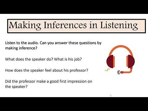 Making Inferences in Listening