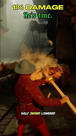 What Happens at 1% Damage in Half Sword?