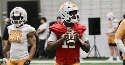 Tennessee Practice Highlights: George MacIntyre, Faizon Brandon go through first spring practice