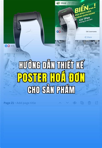 poster hoá đơn trên canva - công cụ cơ giới hạn nhưng sự sáng tạo thì ko #canva #canvatutorial #canvadesign #canvatips #marketingxoakho