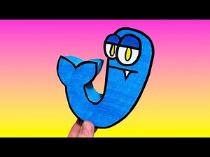 Paper Craft | FRENCH Alphabet Lore J