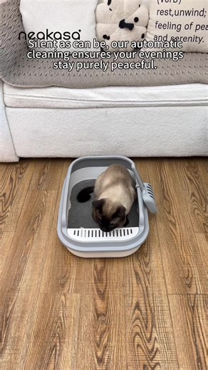 @Neakasa Freshness every day, our fully automatic litter box, the choice for a touch of elegance in American life. &top entry litter box #neakasa #NeakasaM1 #CatLitterBox #SmartLitterBox #OpenTopLitterBox