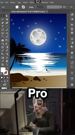 Beginner VS Pro Artist. Adobe Illustrator