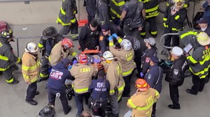 Security guard, alleged shoplifter fall down elevator at NYC Target: cops