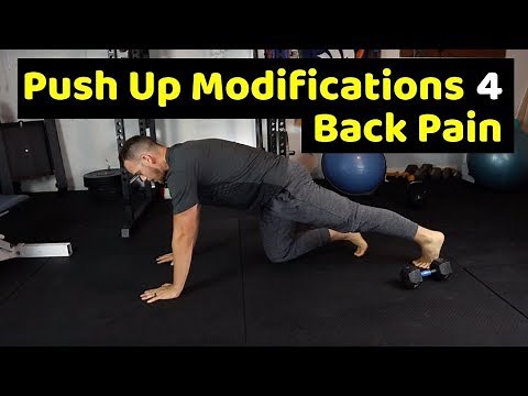 How to do a push-up with lower back pain