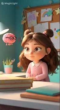 Simple Brain Explanation for Kids This Is How Your Brain Really Works 🤯 #Shorts