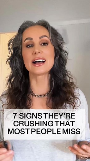 7 signs they’re crushing that most people miss 😍 #crush #dating #bodylanguage #attraction #psychologyfacts #bodylanguagetips #psychology #attractionpsychology #lifehacks #datingadviceforwomen #datingadviceformen #datingover40 #datingafterdivorce #relationships | Liz Rose