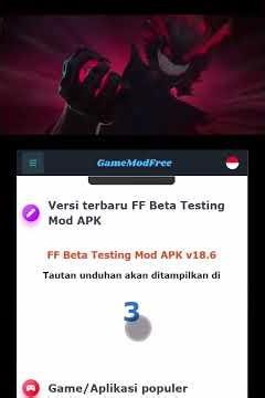 FF Beta Testing APK 18.6 Download Free Mod Latest Version 2026