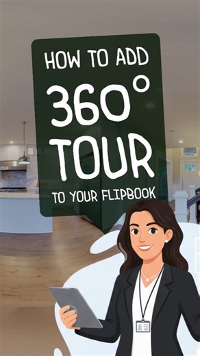 Fflipp Flipbooks on Instagram: "Fflipp How-To: Embed a 360° Tour (Matterport, Kuula, etc.) A quick guide on using the "360 Tour" hotspot in the Fflipp Advanced Editor. Learn how to simply paste a link from any virtual tour platform (like Matterport) to create an interactive, in-page 3D tour within your digital flipbook. Perfect for real estate brochures, architectural portfolios, and venue presentations. 🏠 This feature is available on Pro & Business plans. Sign up for Fflipp at https://fflipp.c