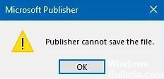 Comment réparer Microsoft Publisher n'enregistre pas les fichiers au format PDF - Windows Bulletin