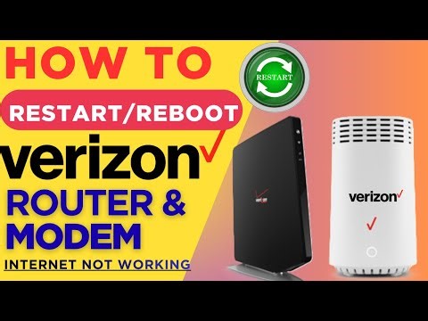 Restart Verizon Router or Modem to Fix Internet Issue- 2Methods | Verizon FiOS Restart remotely