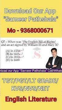 “English Bill of Rights 1689 📜 | Power of Kings Limited!” #sameerpathshala