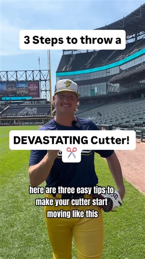 Andy Archer on Instagram: "3 Steps to throwing a DEVASTATING CUTTER (cut-fastball!) Share this with any pitcher looking to improve his game ✂️✂️✂️✂️ #reels #explore #baseball #baseballlife #pitching #strikeout"