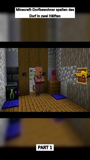 Minecraft-Dorfbewohner spalten das Dorf in zwei Hälften - PART 1
