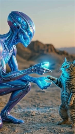 They Say Cats Are Aliens’ Pets… Today I Believe It