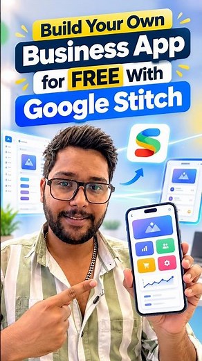 Build Your Own Business App for FREE With Google Stitch 🤯🔥
