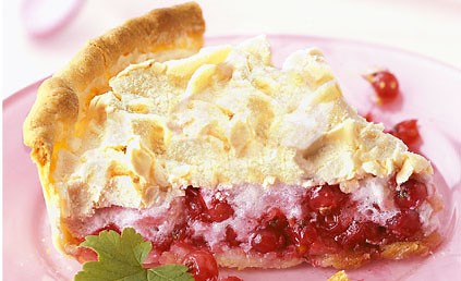 Tarte meringuée aux groseilles pour 7 personnes - Recettes - Elle à Table