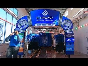 Blue Wave Express Car Wash Tunnel