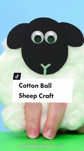 Fun and Easy Cotton Ball Sheep Craft for Kids