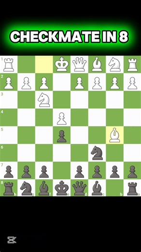 Phishing Pole Trap In Chess—Checkmate In 8 Moves🔥🥶 #chess #shorts #chessgame #checkmate